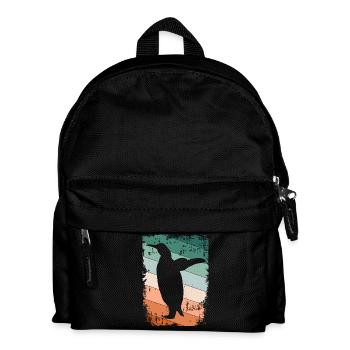 Penguin Penguins - Kids' Backpack - black - Front