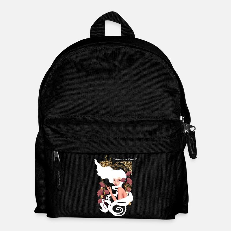 Power Of Mind Art Nouveau - Kids' Backpack - black