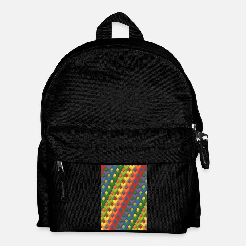Large gradient - Kids' Backpack - black
