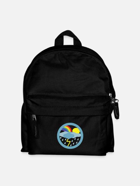 Nach dem Regen kommt der Sonnenschein - Kinder Rucksack - Schwarz