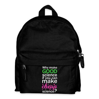 Cheap Science - Kinder Rucksack - Schwarz - Vorne