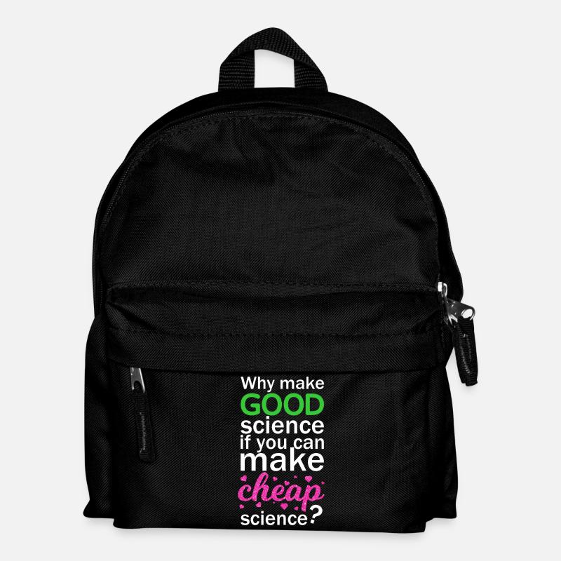 Cheap Science - Kinder Rucksack - Schwarz