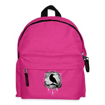 Corbeau Mythologie nordique Gothique - Sac à dos Enfant - fuchsia - Devant