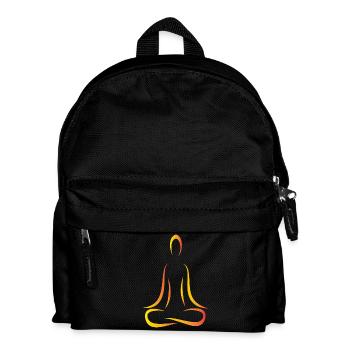 Meditation - Kids' Backpack - black - Front