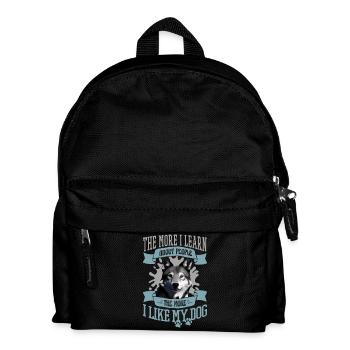 Dog Picture - Kids' Backpack - black - Front