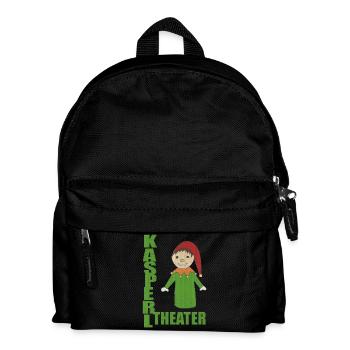 KASPERLTHEATER - Kinder Rucksack - Schwarz - Vorne