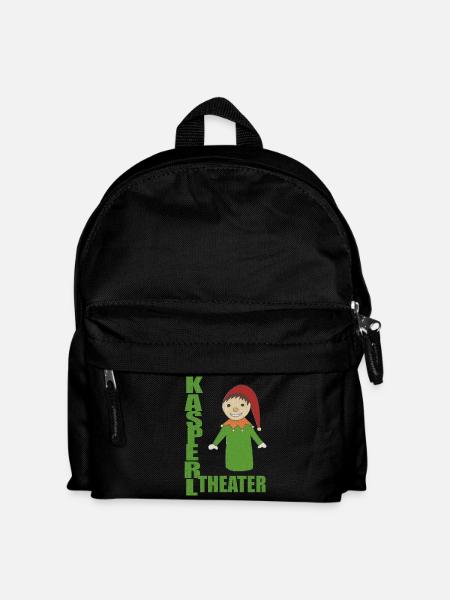KASPERLTHEATER - Kinder Rucksack - Schwarz