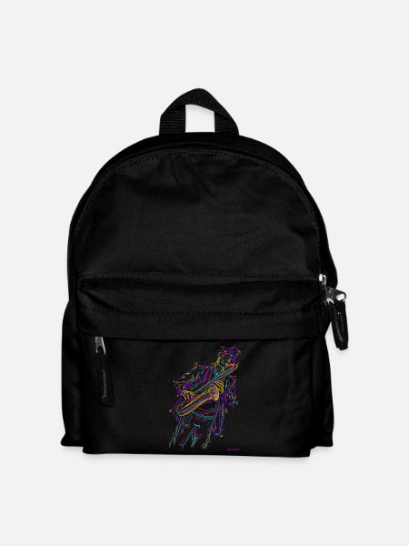 Jazz Saxophon - Kinder Rucksack - Schwarz