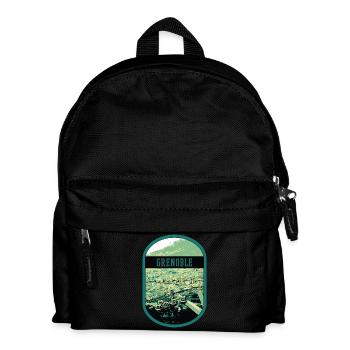 Panoramic Grenoble: Single View Cable Car - Kids' Backpack - black - Front