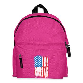 USA Patriotischer Klarinettist - Kinder Rucksack - Fuchsia - Vorne