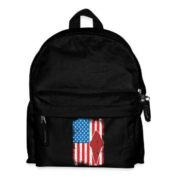 Eiscreme 4. Juli USA - Kinder Rucksack - Schwarz - Vorne