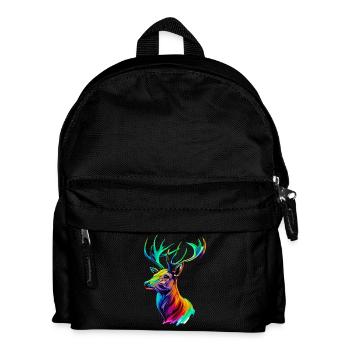 Deer - Kids' Backpack - black - Front