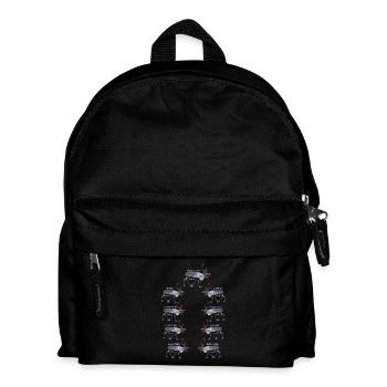 Collection de rennes givrés pour l’hiver - Sac à dos Enfant - noir - Devant