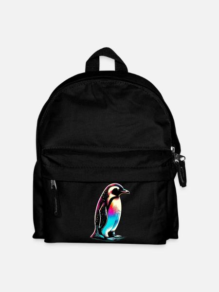Pinguin - Kinder Rucksack - Schwarz