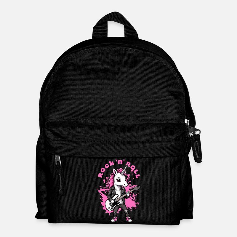 Licorne Rock 'n' Roll - Sac à dos Enfant - noir