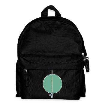 Angel Grafik - Kinder Rucksack - Schwarz - Vorne