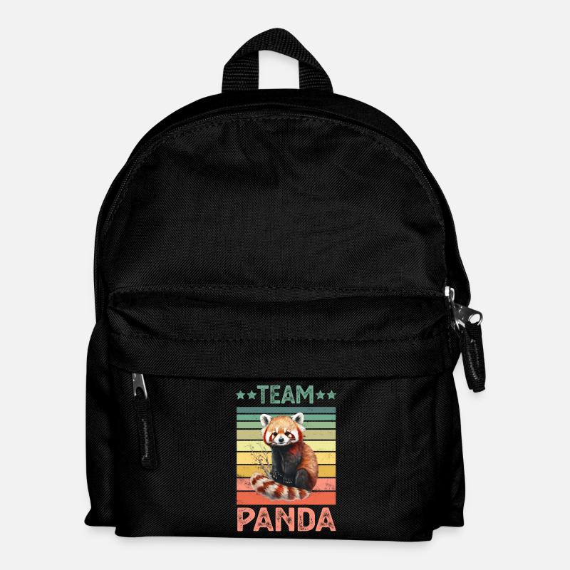 Red panda - Kids' Backpack - black