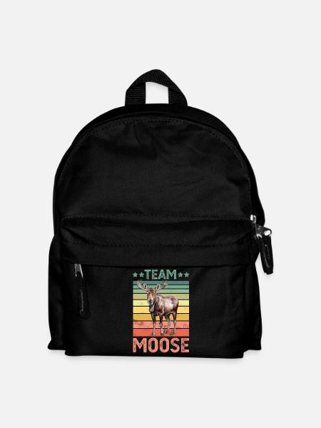 Elch - Kinder Rucksack - Schwarz