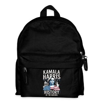 Kamala Harris : l’histoire en train de se faire - Sac à dos Enfant - noir - Devant