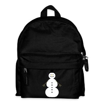 Bonhomme de neige - Sac à dos Enfant - noir - Devant
