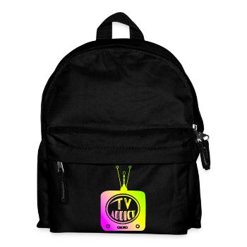 TV Addict - Fernseh süchtig - Kinder Rucksack - Schwarz - Vorne