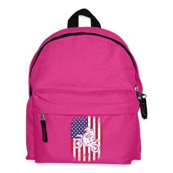 Motocross MX Supercross Enduro Dirt Bike - Sac à dos Enfant - fuchsia - Devant