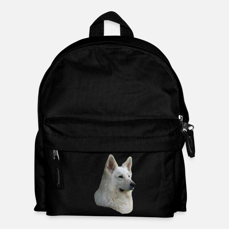 Tête de berger blanc - Sac à dos Enfant - noir