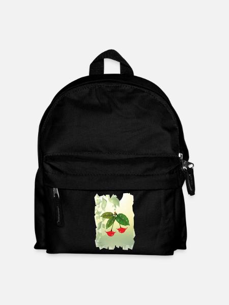 Lippenbeeren - Kinder Rucksack - Schwarz