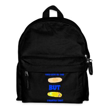 Klassisches Dressing oder Space Dressing - Kinder Rucksack - Schwarz - Vorne