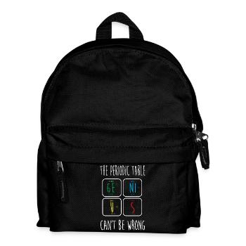 Tableau périodique - Sac à dos Enfant - noir - Devant