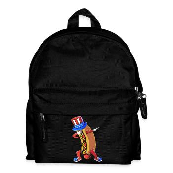 Hot Dog Snack - Kids' Backpack - black - Front