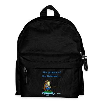 La patience du pêcheur - Sac à dos Enfant - noir - Devant