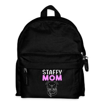 Staffordshire Bull Terrier - Sac à dos Enfant - noir - Devant