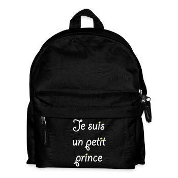 Je suis un petit prince - Sac à dos Enfant - noir - Devant