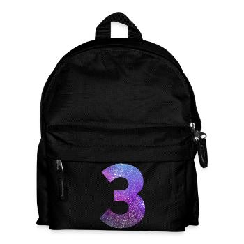 Galaxie Nummer 3 - Kinder Rucksack - Schwarz - Vorne