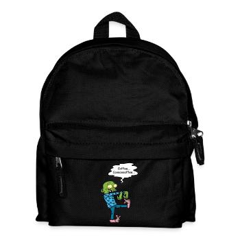 Need a coffee - Kids' Backpack - black - Front