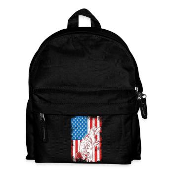4. Juli USA Breakdance - Kinder Rucksack - Schwarz - Vorne
