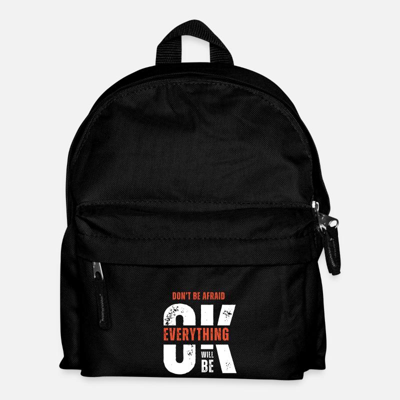 Bleiben Sie stark - Kinder Rucksack - Schwarz