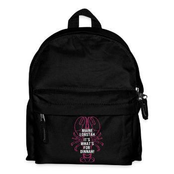 Lobster Seafood Maine Lobster Spiny Lobster - Kids' Backpack - black - Front