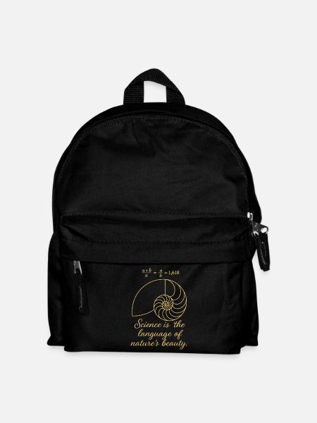 Shell of Fibonacci - Kids' Backpack - black