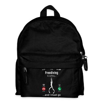 L’apnée m’appelle et je dois y aller design drôle - Sac à dos Enfant - noir - Devant