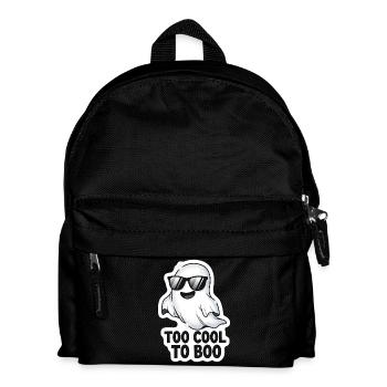 Too Cool To Boo - Cooles Geist - Kinder Rucksack - Schwarz - Vorne
