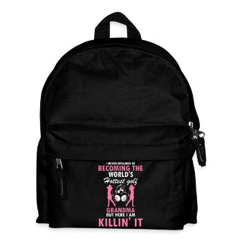 Think Under Par Believe In Yourself Golf Quote - Kinder Rucksack - Schwarz - Vorne