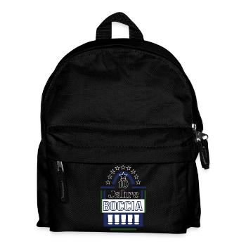 10 Jahre Boccia Jubiläum Bocciaspieler Jubilaeum - Kinder Rucksack - Schwarz - Vorne