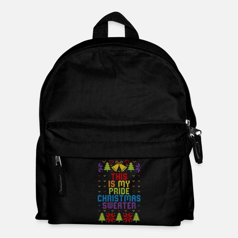 C’est mon pull de Noël Pride Noël moche - Sac à dos Enfant - noir