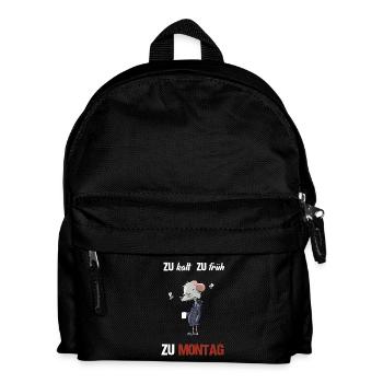 mad Monday - Kids' Backpack - black - Front