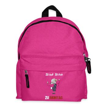 mad Monday - Kids' Backpack - fuchsia - Front