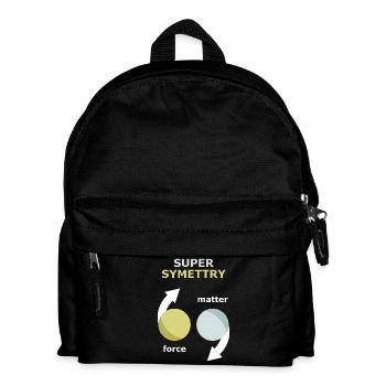 Theorie der Supersymmetrie - Kinder Rucksack - Schwarz - Vorne