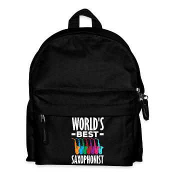 Saxophone - Kids' Backpack - black - Front