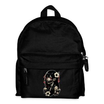 Horror Anime Girl - Kinder Rucksack - Schwarz - Vorne